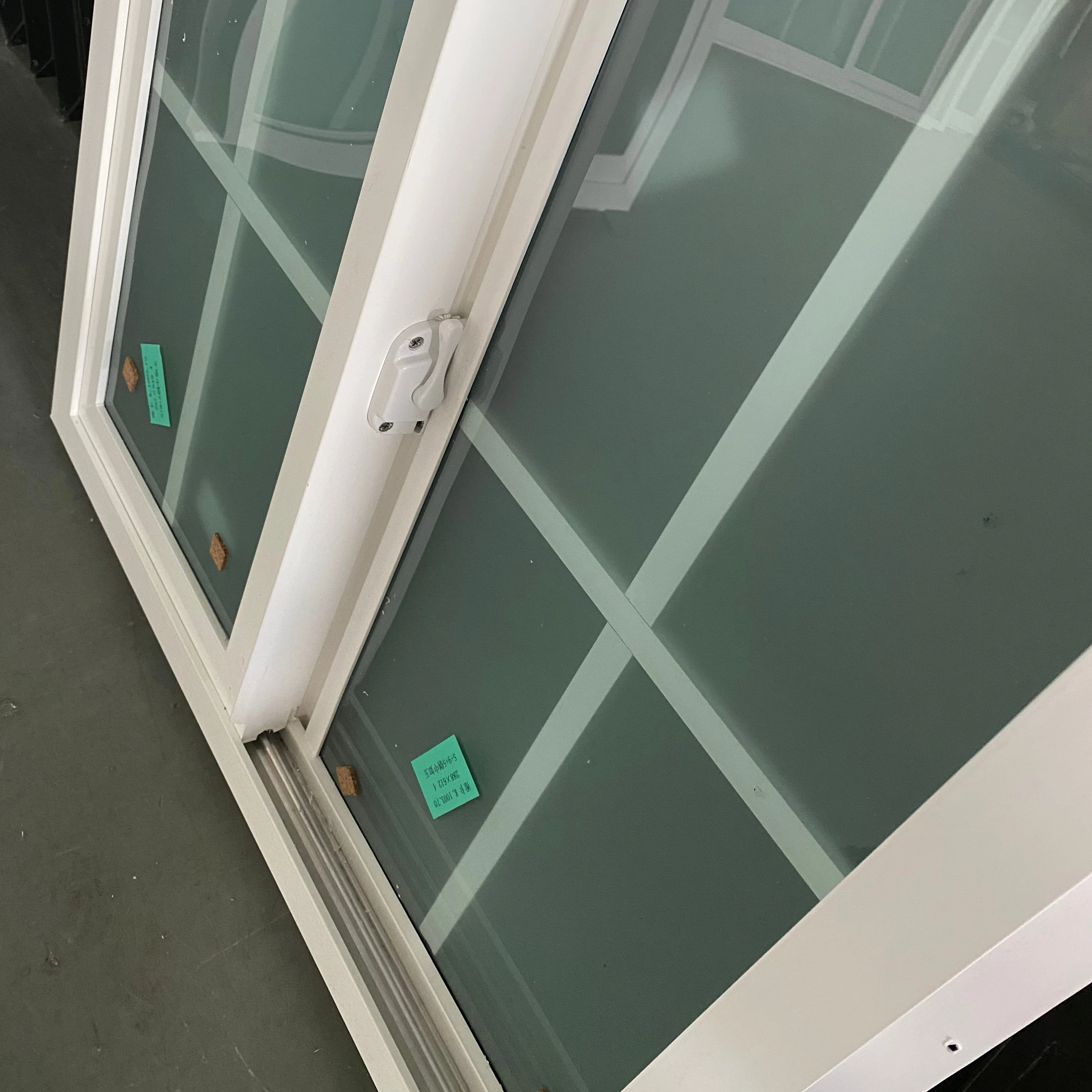 upvc sliding windows with double glazing 5mm tempered glass 2 panel sliding window