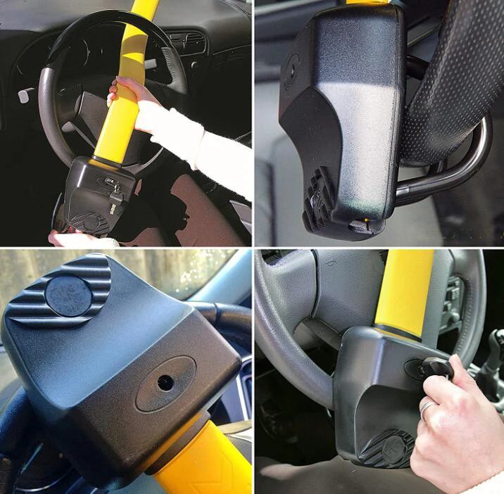 YH2080 Universal Anti-theft Security Rotary car Steering Wheel Lock