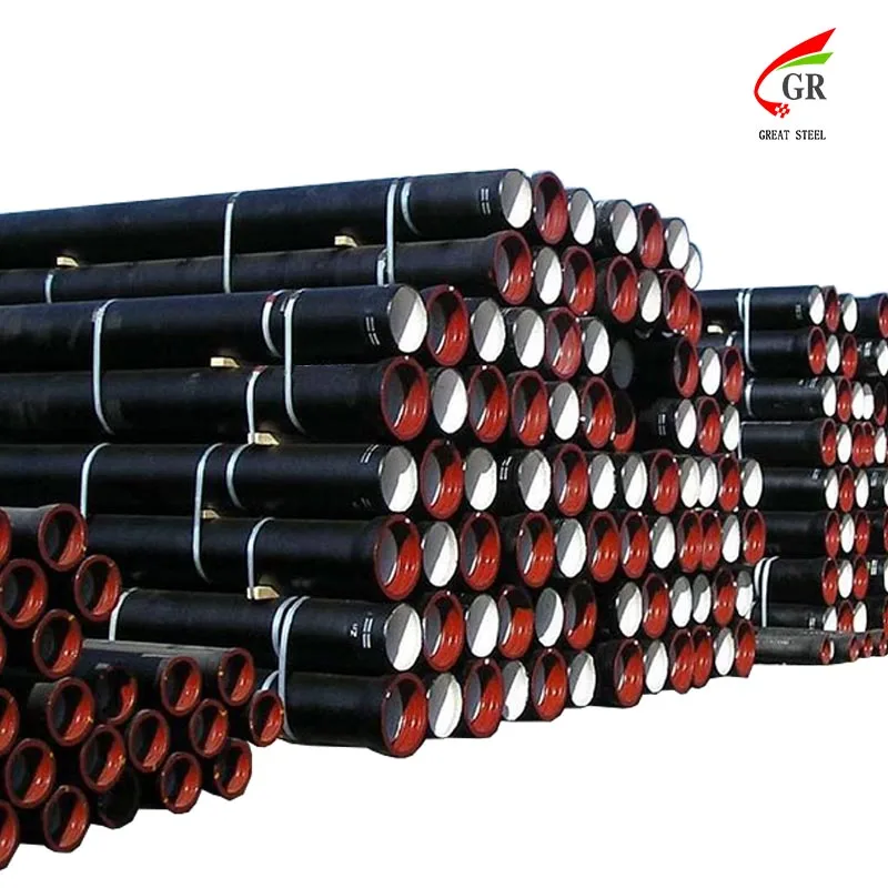 Трубы из ковкого чугуна класса k9 чугуна трубы фитинг фланец мы не самая низкая цена для адаптера переменного тока 5,7 m-6,0 m Dn80-400 для сточных вод