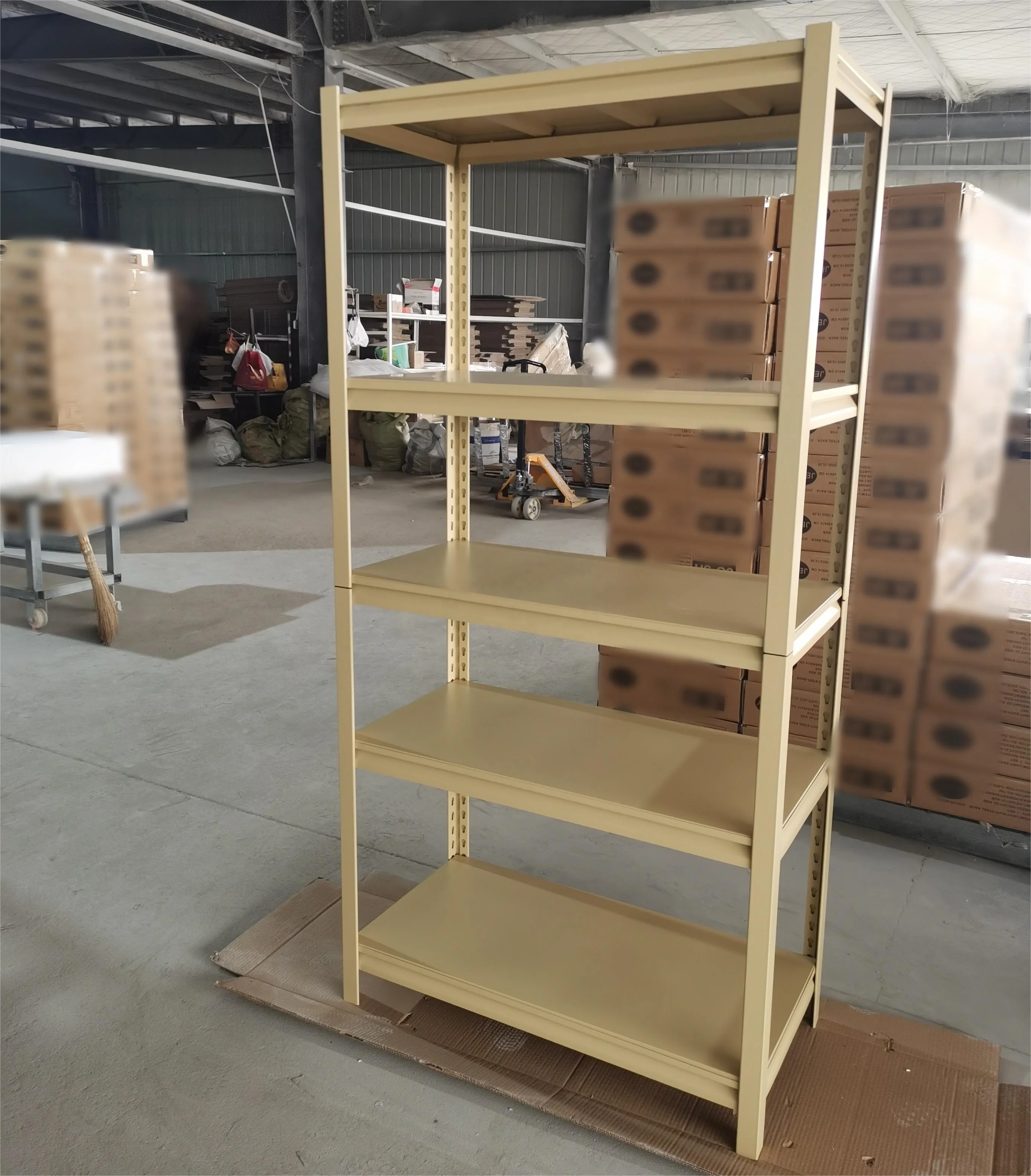 Wholesale 5 Tiers Light Duty Rack Metal Storage Shelving  Adjustable Steel Racking