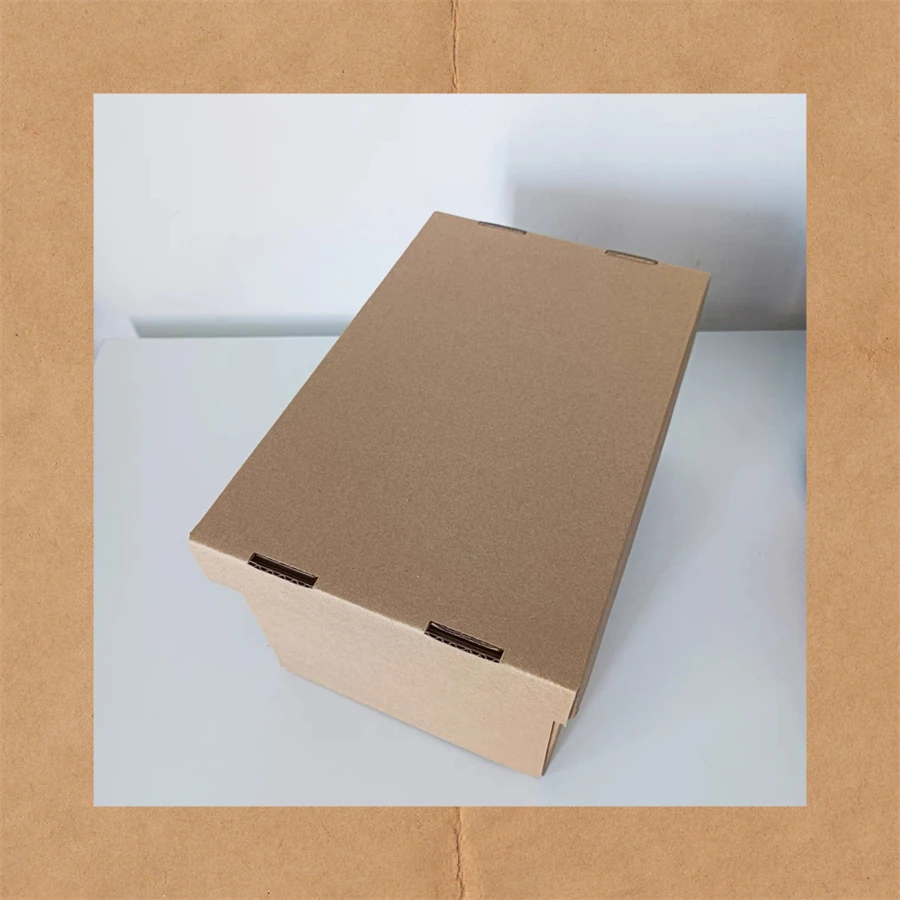 Customizable Kraft Corrugated Cardboard Storage Box for Moving Offset Printed Express Packaging for Wine Storage