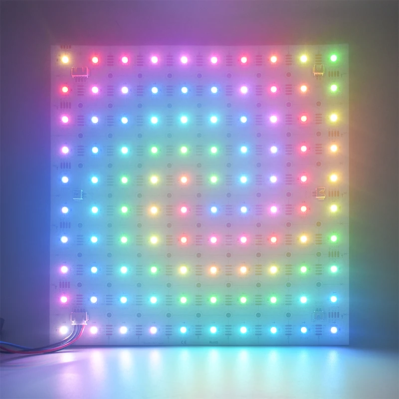 SPI dmx flexible LED matrix panel 12v 250*250mm pixel led sheet led panel matrix cuttable