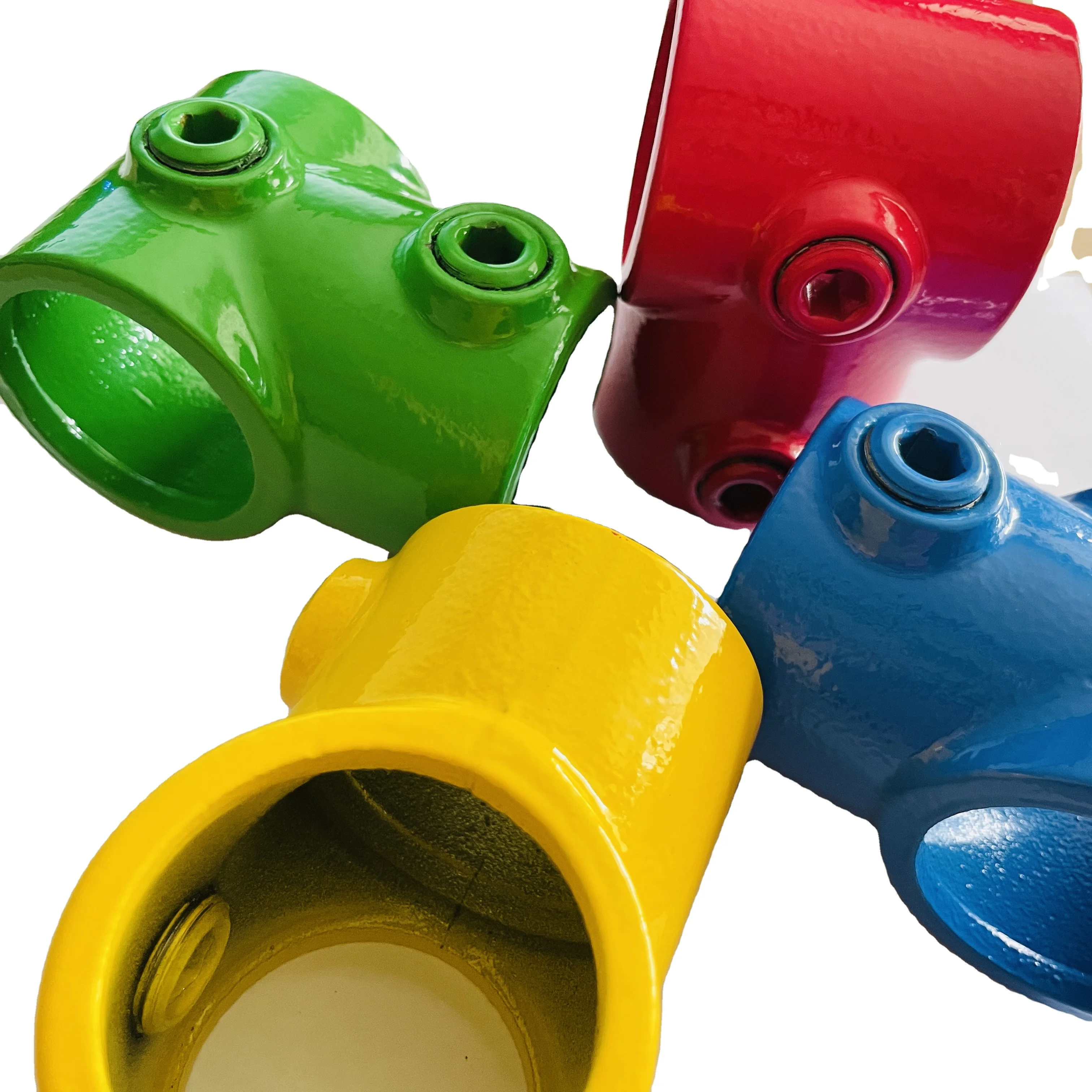 27mm OD Tube A27 x 104 Long Tee different color Tube Fittings