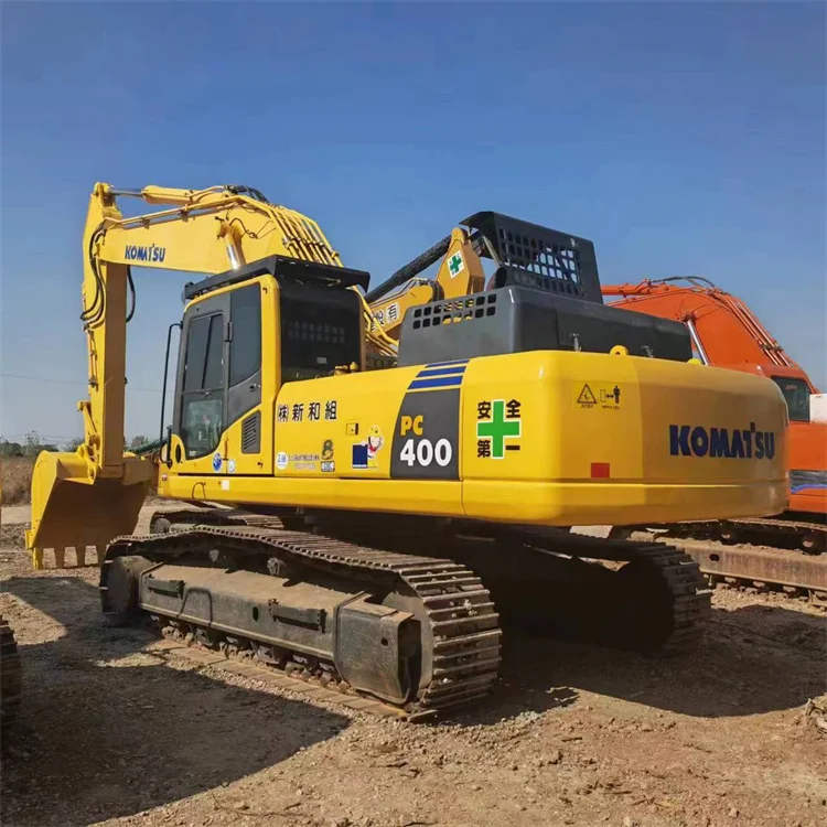 Подержанный экскаватор Komatsu PC400-8 тяжелое оборудование с низкой ценой для горячей продажи