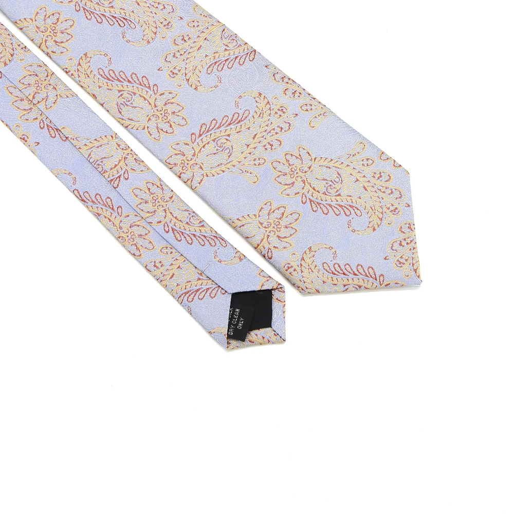 OEM Logo Cotton Linen Men Necktie Classic Plaid Jacquard Neck Ties