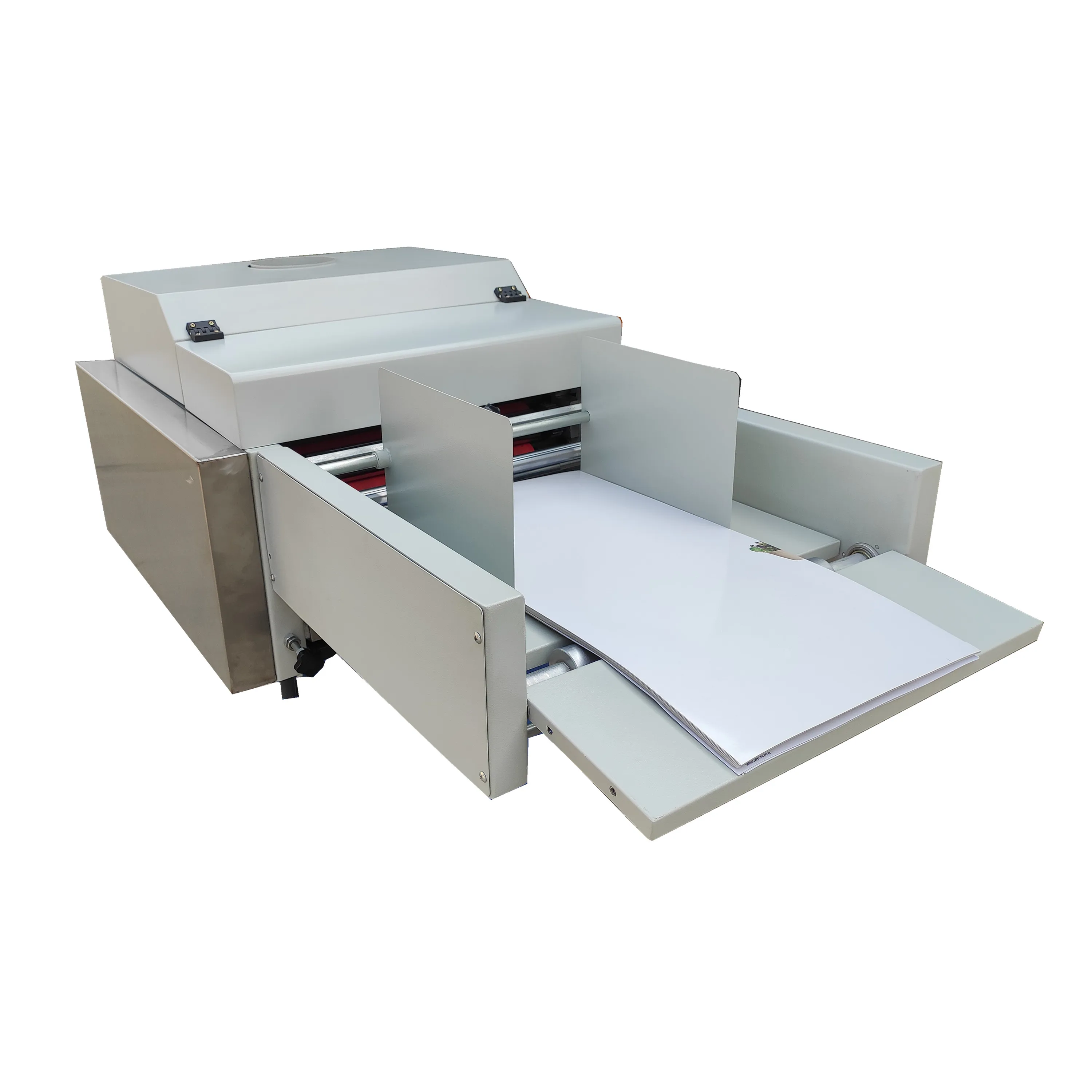 desktop uv roll coating machine with auto feeder coater uv drying machines