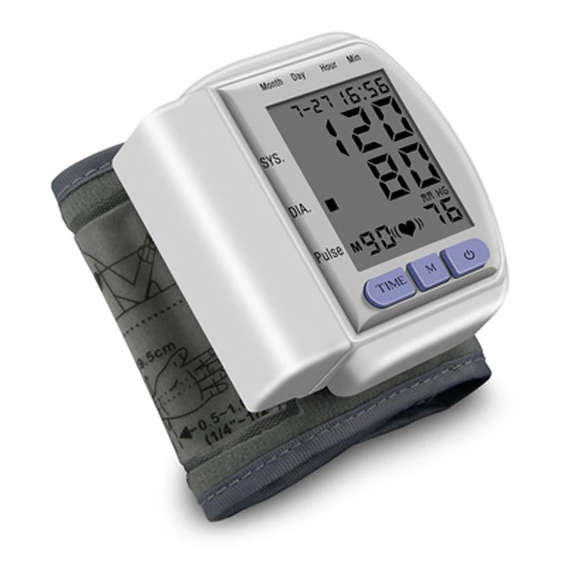 Home Wrist Digital Blood Pressure Monitor CK-102S Automatic Blood Pressure Monitor Machine