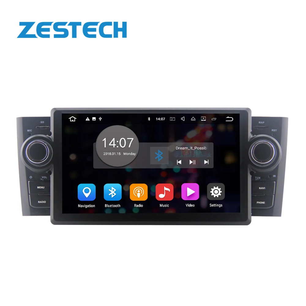 Автомагнитола 7 дюймов, мультимедийная стерео-система на Android 10, с GPS, видеопроигрывателем, dvd, для Fiat linea, старого стиля