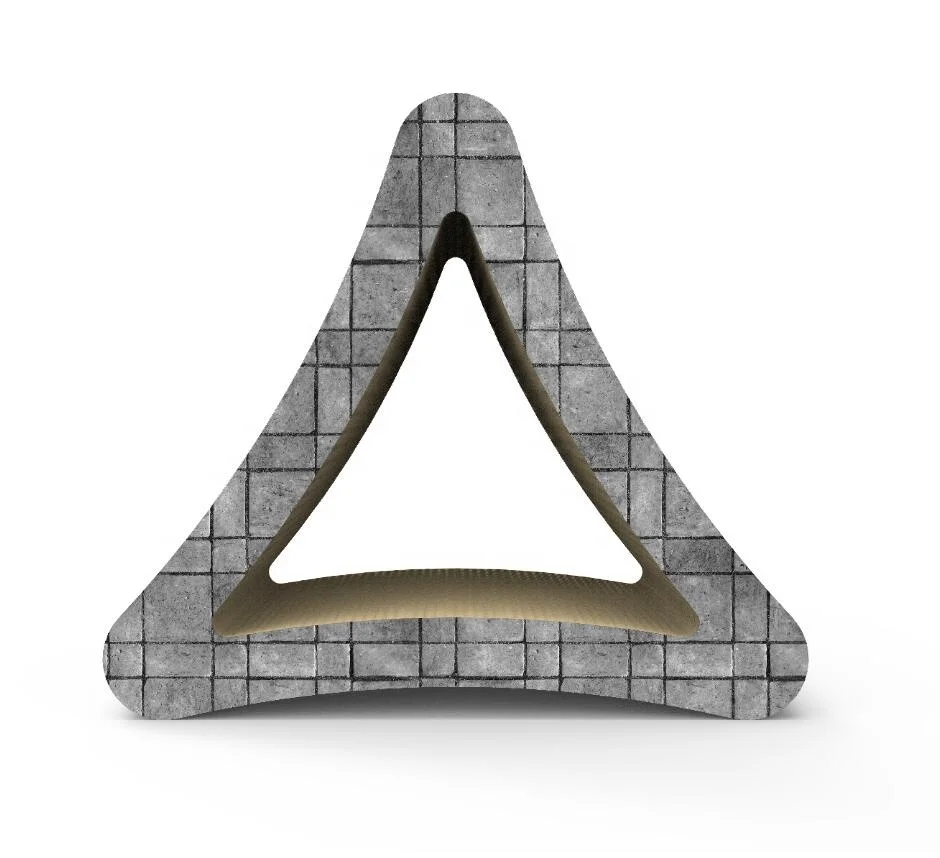 Eco-friendly Safe No Harm pet cat toys scratcher , Cat Scratcher Board , Triangle Scratcher
