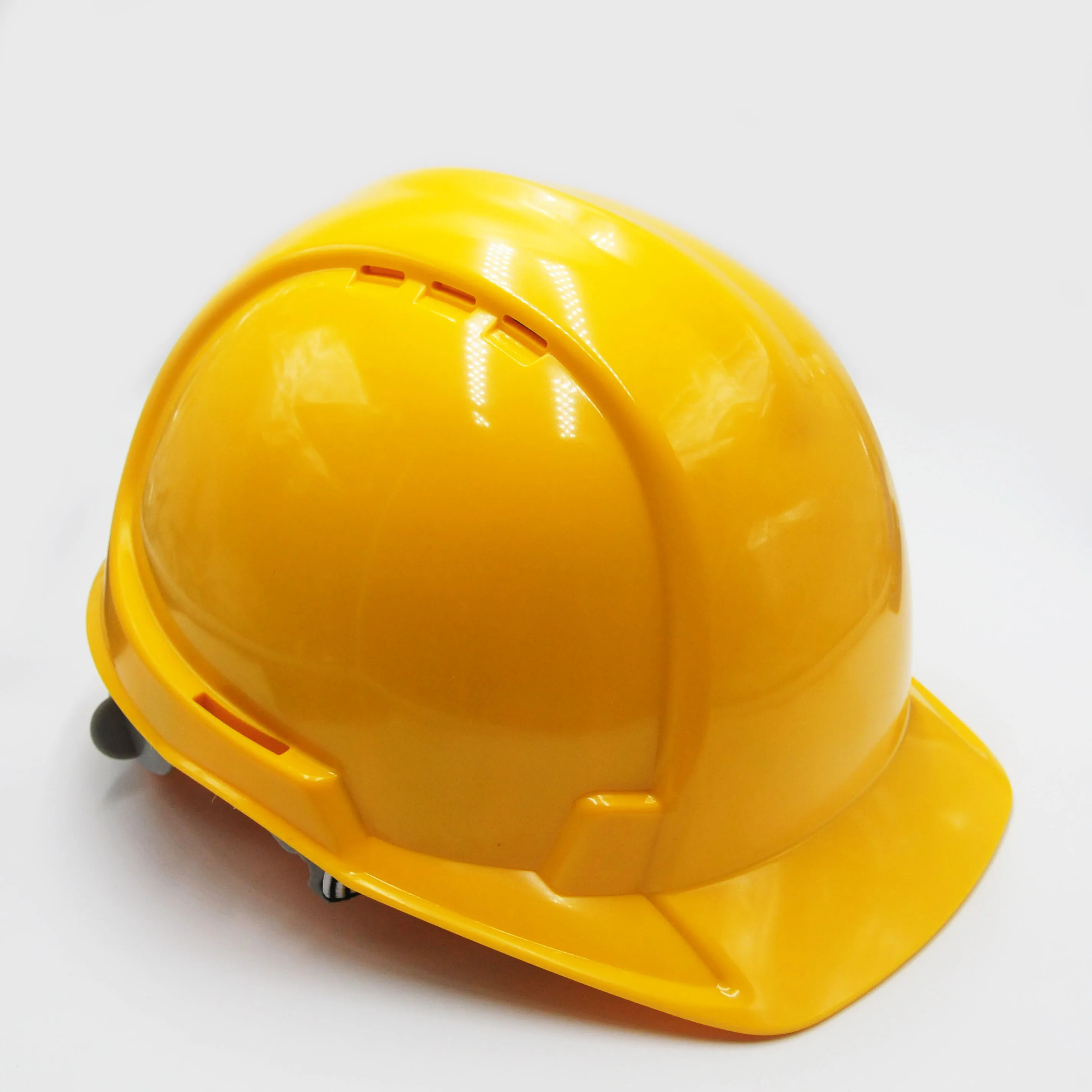 Yellow colour  EN397 Industrial construction Safety helmet hard hat with new pinlock suspension