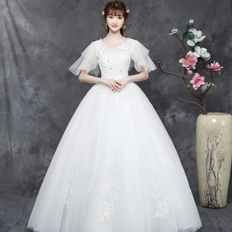 new style plus size wedding dress married wedding dresses slim dress bridal gown