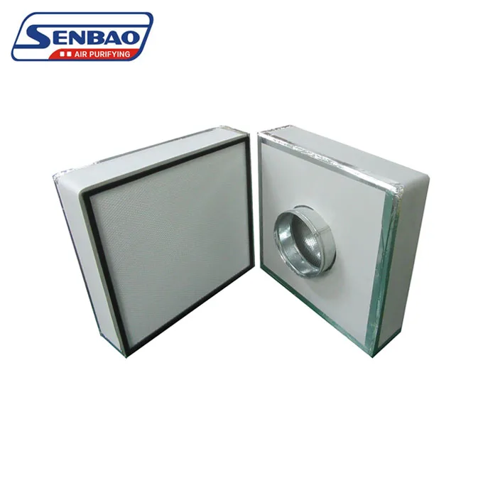 Air Filter Box Terminal Hepa Filter Module With Hood For Ventilation System