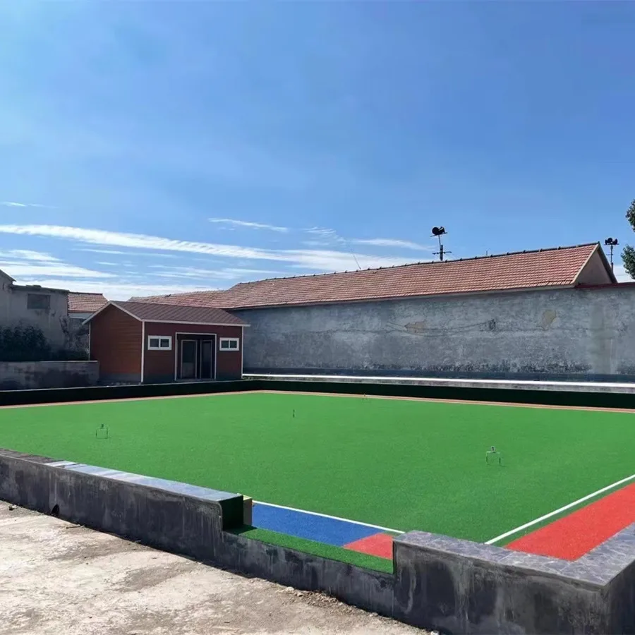 shandong meisen factory price PE pp synthetic grass 50mm for Croquet tennis padel Courts Football soccer playground Sports Turf