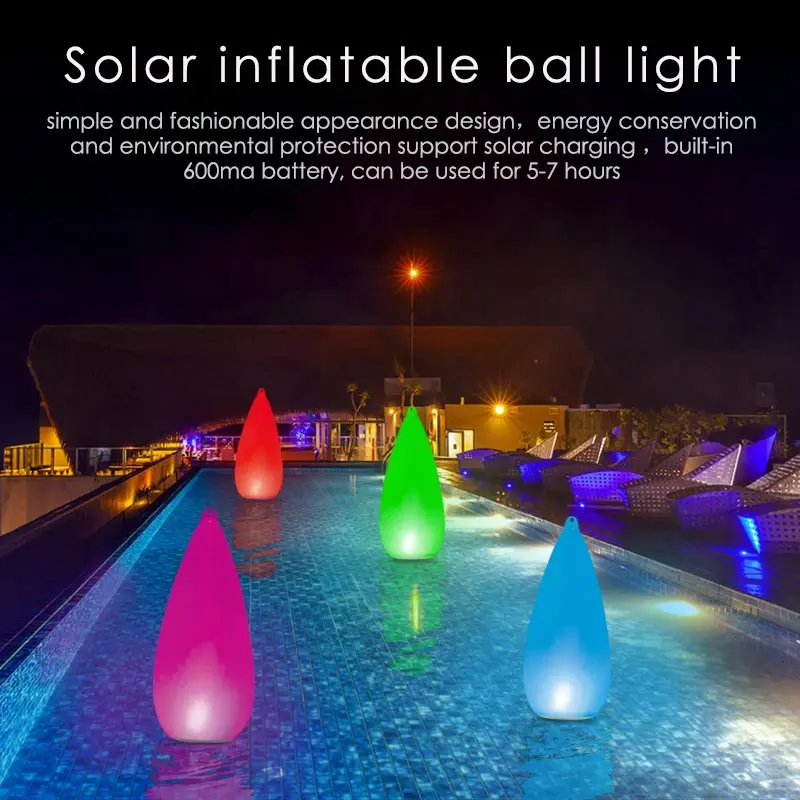  led swimming pool lighting floating light color changing ball beach for Christmas