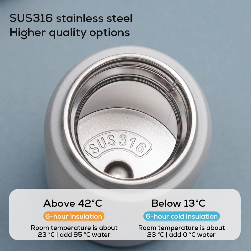 Mini Portable Vacuum Flasks Insulated Water Bottle Stainless Steel Tumbler With Custom Logo