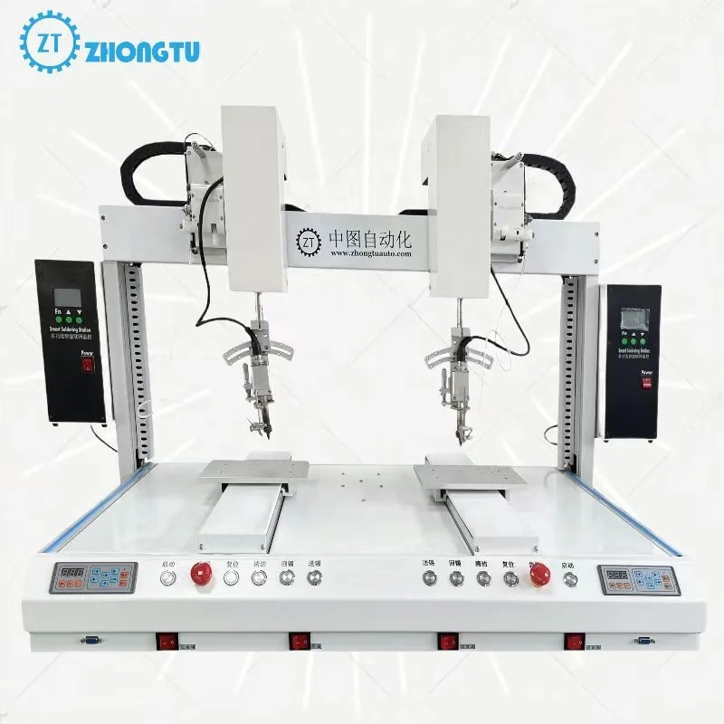 High Quality Automatic PCB  Soldering Machine Desktop 5 Axis Tin Soldering Robot System For Machine Equipment