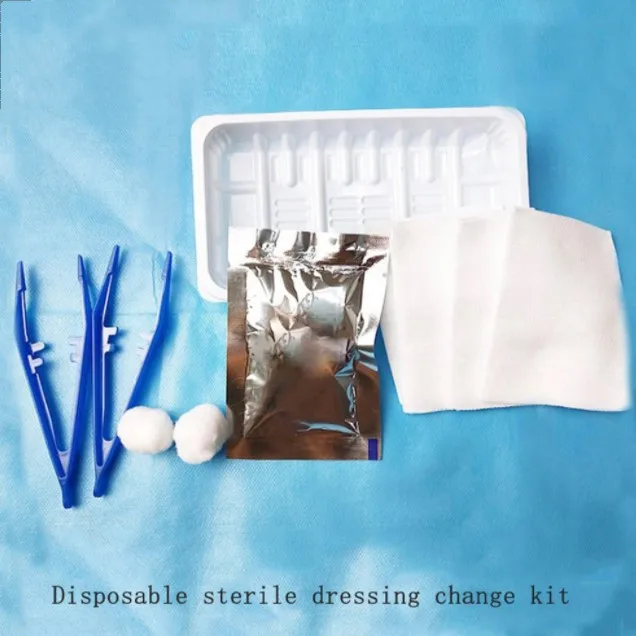 SJ стерильный хирургический набор на заказ базовая всасывающая упаковка стерильные одноразовые перевязочные наборы перевязочный