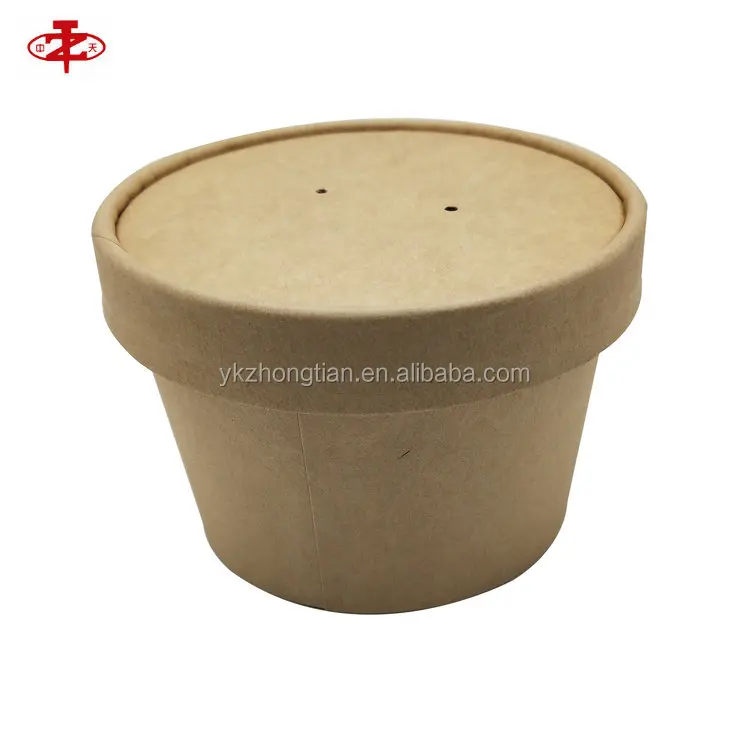 26oz индивидуальный набор бумаги салатник оптовая продажа забрать продуктовых коробок из рисовой бумаги стакана воды 750 мл крафт-бумаги суповая миска с крышкой