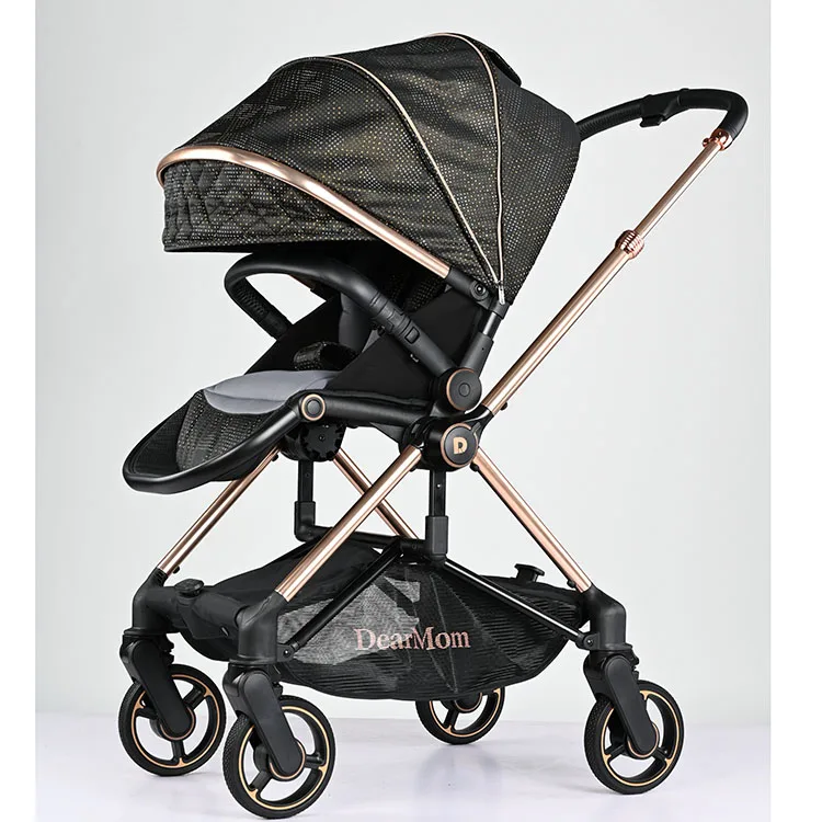 luxury high end baby pram baby carriage Folding Baby Stroller Carrier Pushchair