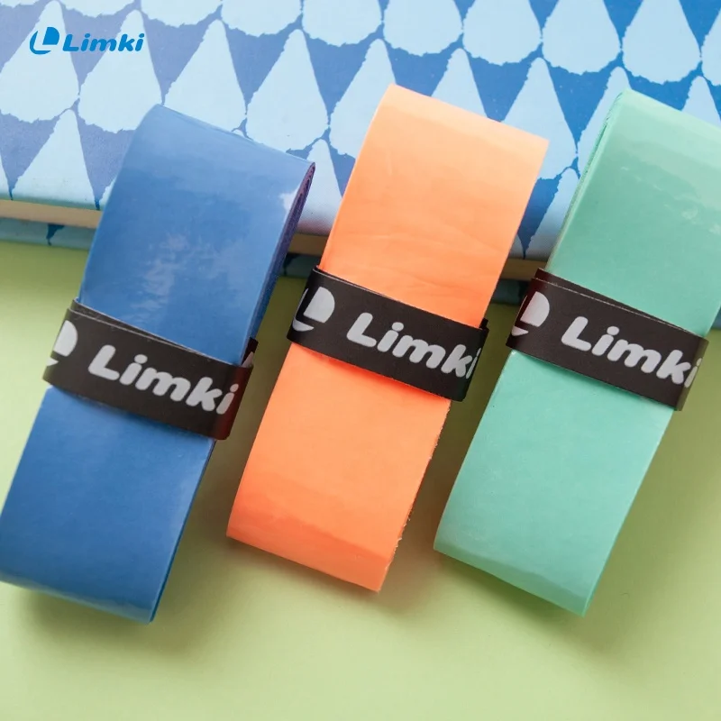 custom logo design mix color super tennis racket PU pickleball paddle badminton grip