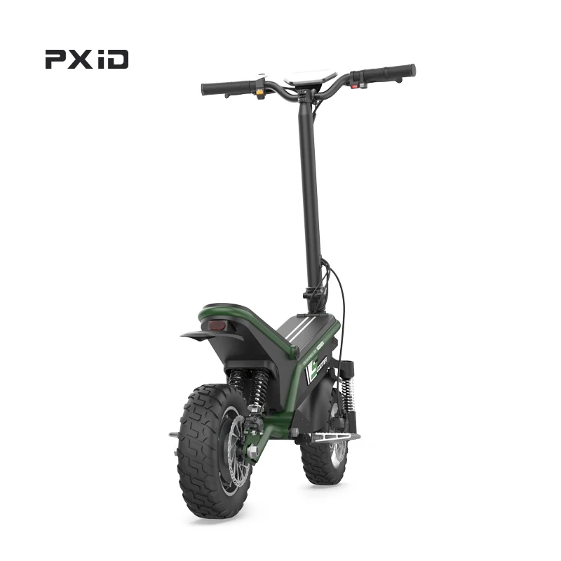 PXID New Model F1 E Scooter Steel 48V Powerful Electric Scooter With Seat For Adults