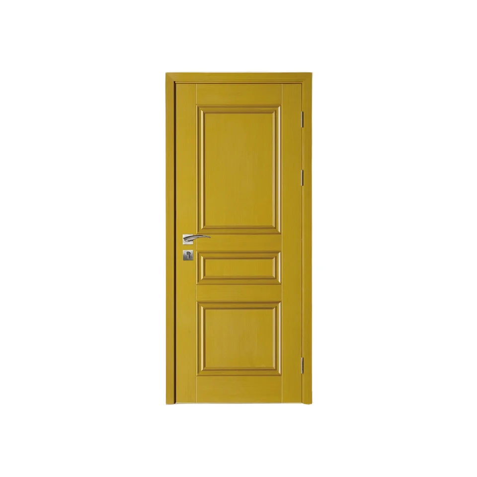Wholesale MDF Solid Wooden Door for Home and Hotel Main Entrance Waterproof and Manually Opened Competitive Price