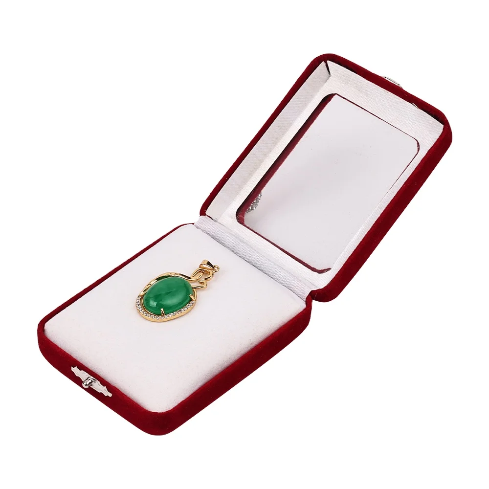 Jewelry Storage Case Clear Window Silver Lock Ring Earrings Gift Boxes Jewelry Display Necklace Jewelry Boxes