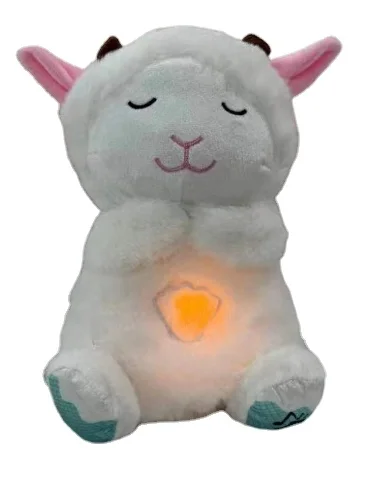 Breathing bear animal Baby otter baby sleep doll Child doll comfort bear plush toy