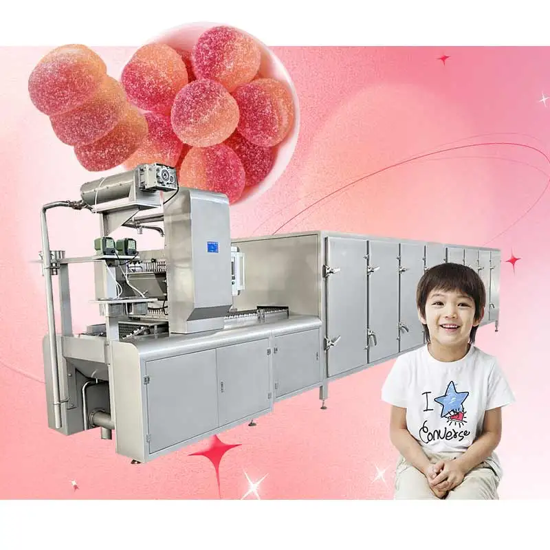 100kg/h Gummy candy depositing machine gummy bear depositing machine pectin jelly gummy soft candy making machine