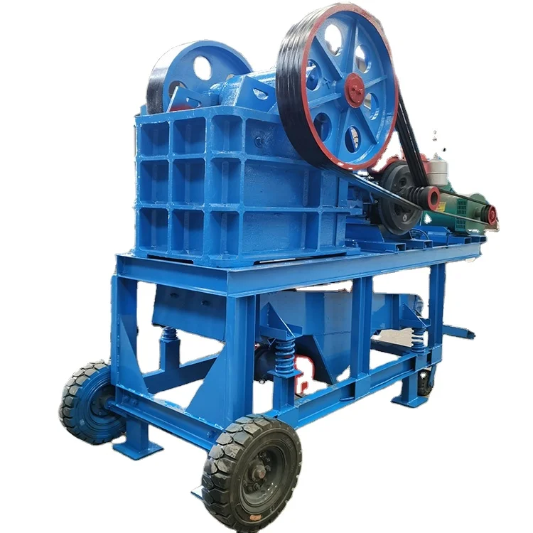 Small Mobile Mini Mobile Jaw Crusher Machine High Quality Diesel Engine Stone Stone Crusher Machine Price in Turkey for Sale