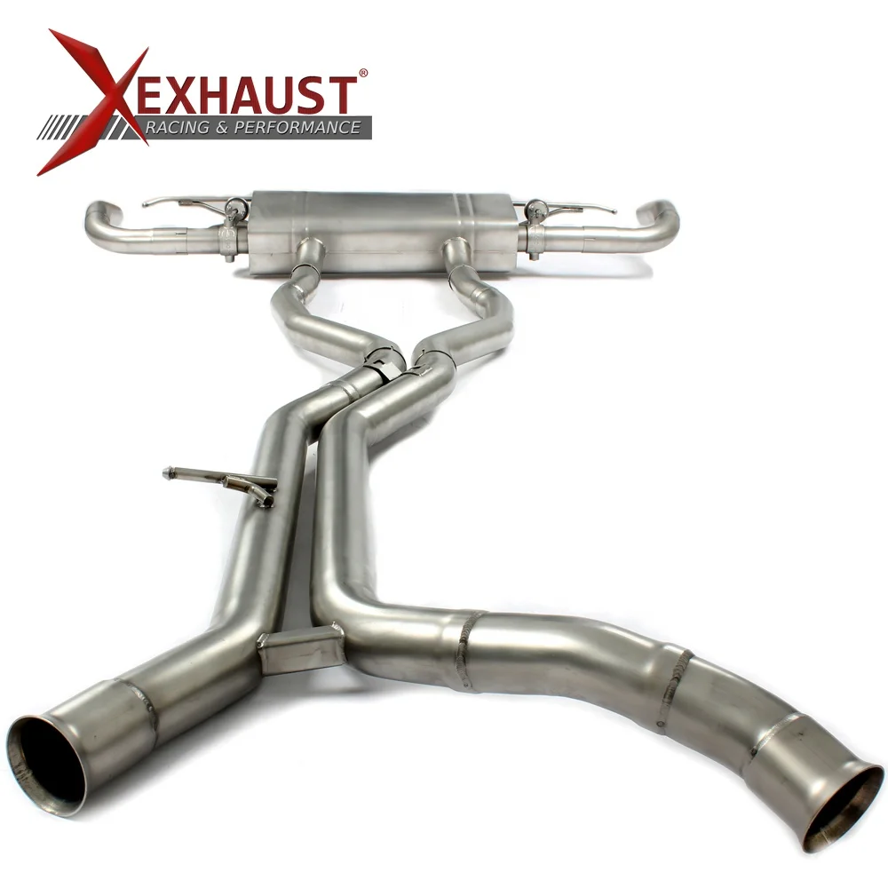 For GLE 320 400 2015 2.2T 3.0T 4.0T catback exhaust pipes exhaust tip valvetronic exhaust muffler downpipe