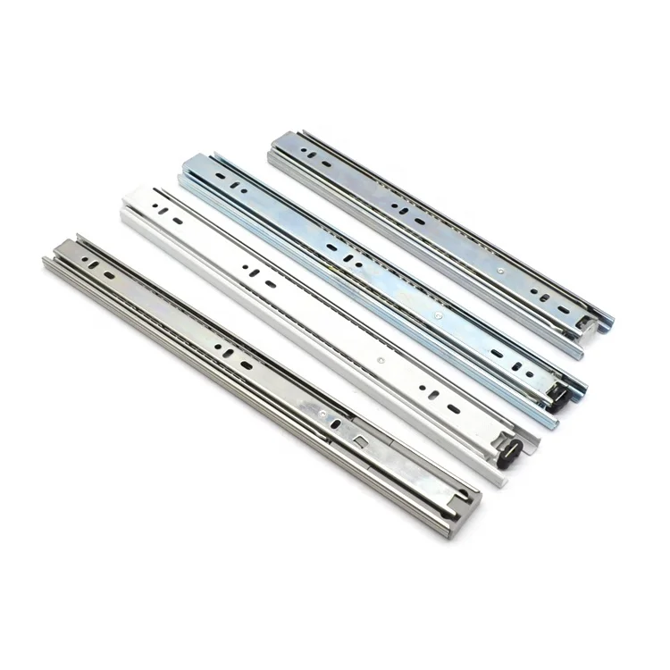 35/40/42/45MM Telescopic Bottom Mounted Ball Bearing Drawer Slide For Cabinet