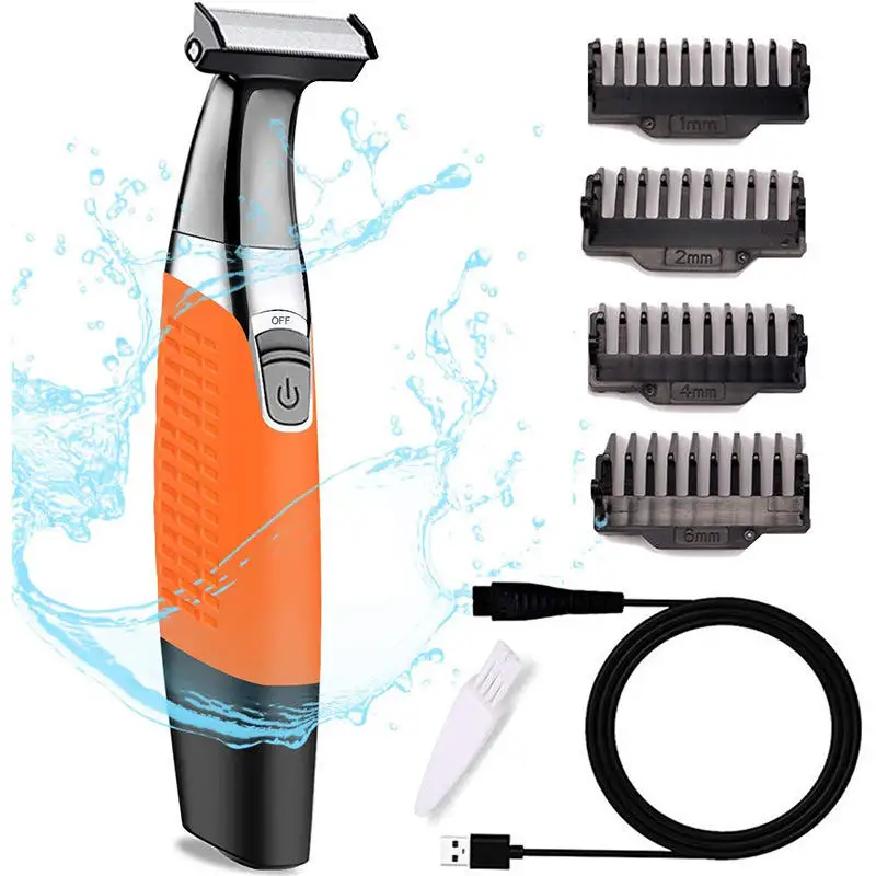 Hot Sale Professional USB Rechargeable Shaver Home Electric Hair Trimmer Facial Hair Razor Washable Shavers