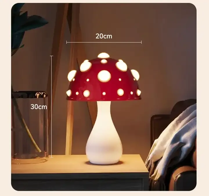 American Style Simple Modern Desk Lamp Rechargeable Led Lamp Red Nail Enhancer Touch Control Table Lamp