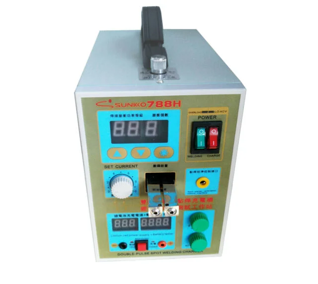 Новый светодиодный самосветящийся Тип Sunkko 788h S788h 18650 батарея точечный сварочный аппарат в сборе рабочая станция испытательное зарядное устройство