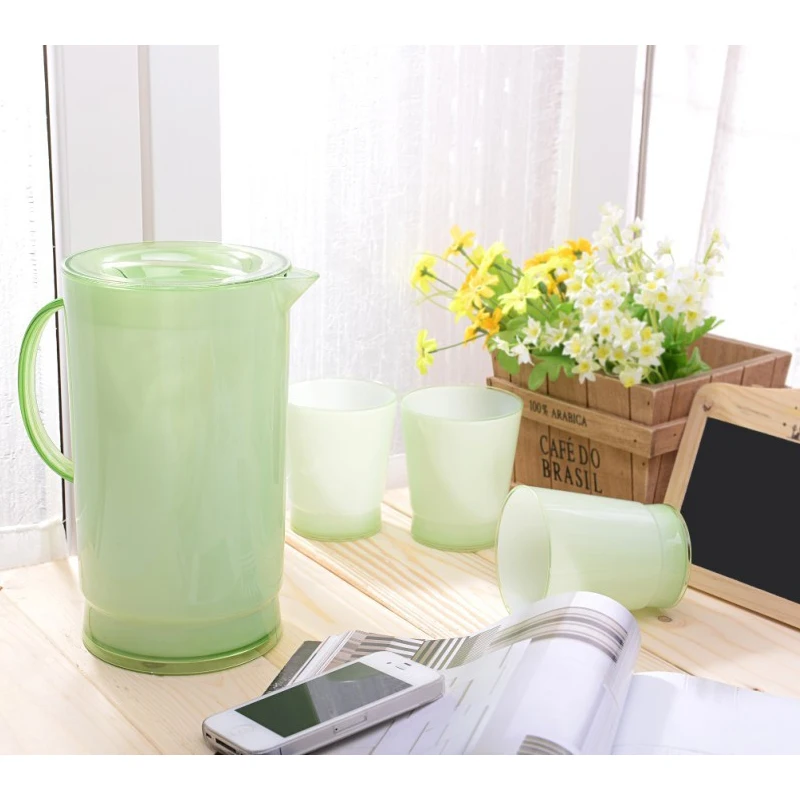 High-capacity Cheap Drinking Water Plastic Drinking Water Jug  with cup 2.1L