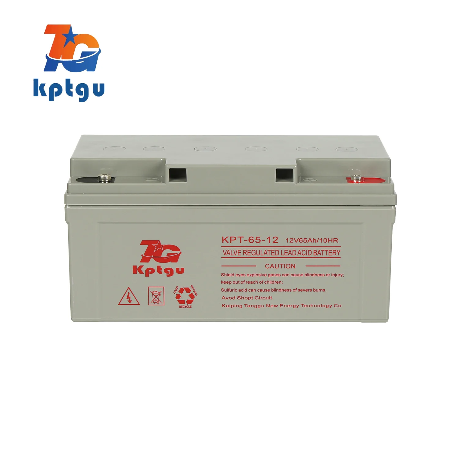 Rechargeable and Maintenance free 12V/24V 65Ah AGM Sealed Lead acid UPS Battery