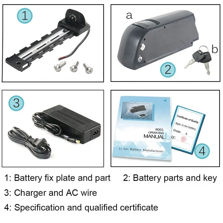 
Power Supply Rechargeable 18650 10S5P Lithium Ion Akku 14.5Ah 16Ah E Bike Battery 36V 