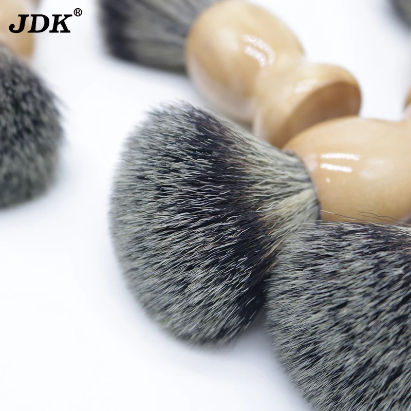 JDK Custom logo cheap men care shaving best grade synthetic 22mm knots hair shaving brush for men personal care products