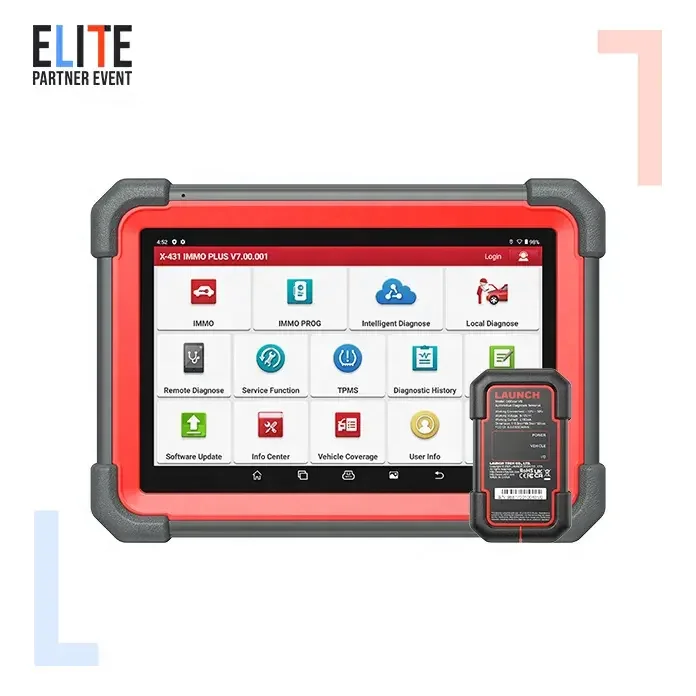 2023 Launch X431 IMMO PLUS X-431 ELITE 3-in-1 IMMO Clone Key Programming Tool Locksmith Full System Diagnostic Scanner