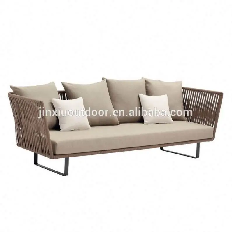 Rope weaving outdoor furniture sofa set JX-2082