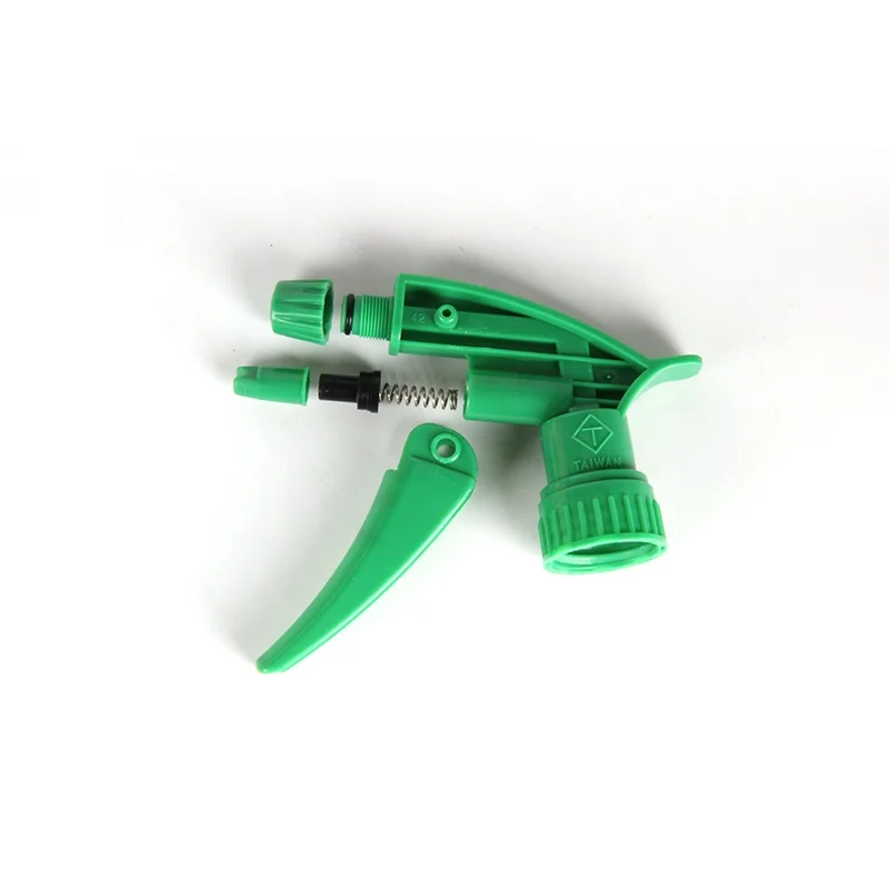 Green Chemical resistant Trigger sprayer for car care cleaning