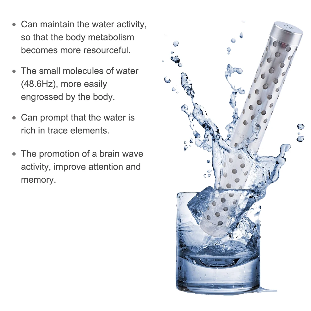 Alkaline Water Stick PH Hydrogen Negative ION Ionizer Minerals Wand Health Water Purifier Filter Treatment