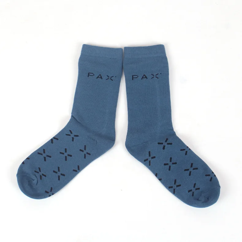 Mens Black High Quality Custom Socks With Zipper Pocket Crew Solid Color Pocket Socks