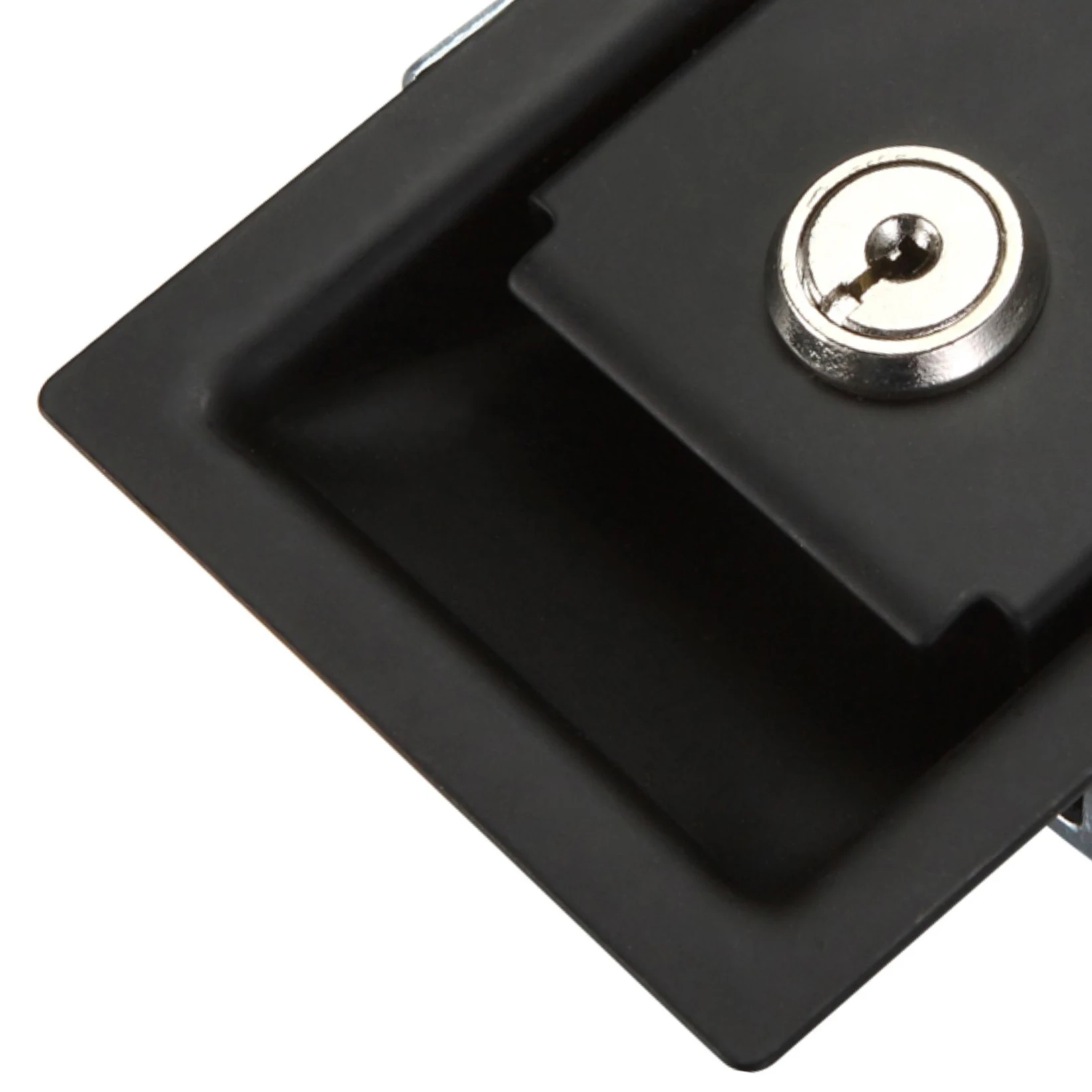 MS866-4 Mini Push-to-Close Steel / Stainless Steel Lockable Toolbox Recessed Paddle Latch