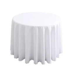 120 Inch Washable Tablecloths Lavender Round Table Cloths Polyester Tablecloth for Wedding