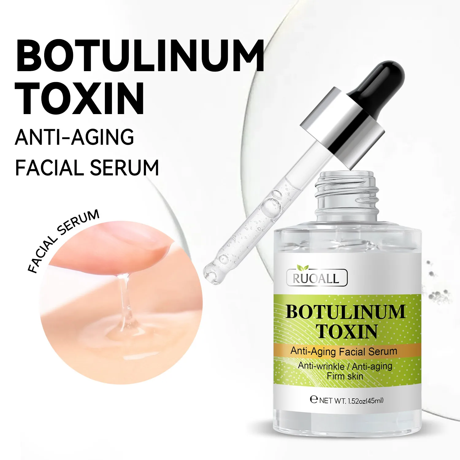 Wholesale Private label 45ML BOTULINUM TOXIN Anti-Aging Facial Serum Skin Care Women Anti Wrinkle Face Care Serum