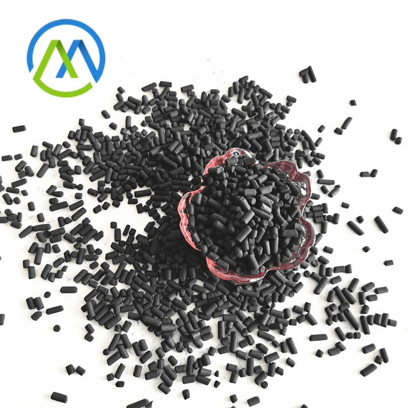 Zhengyuan Wood Treatment Chemicals Extruded Activated Carbon Activ Charcoal Impregnated KOH for H2s Removal