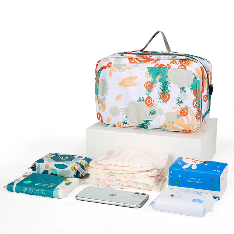 Baby stroller hanging bag multifunctional outgoing one-shoulder mommy bag waterproof mother and baby