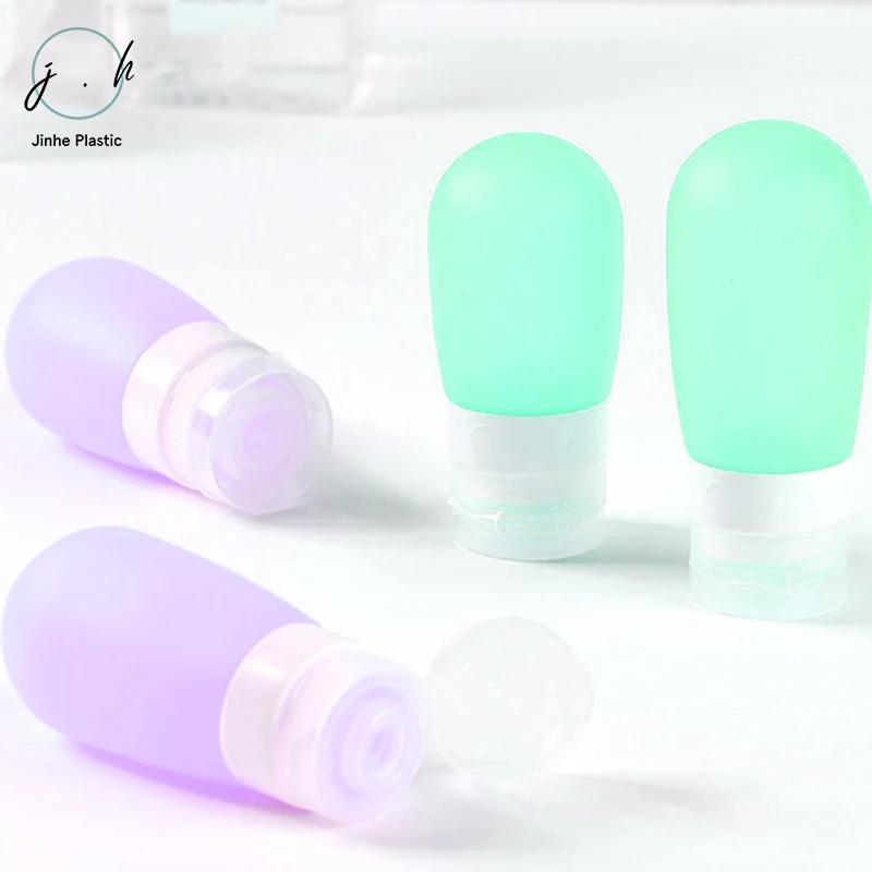 3 Ounce Leakproof Silicone Toiletry Tubes Travel Containers Body Lotion Bath Shower Gel